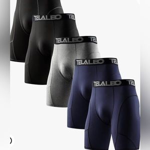 TELALEO 5 Pack Compression Shorts